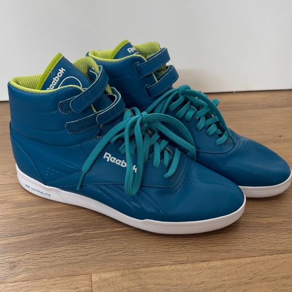 Reebok Freestyle Hi Sneakers – Women’s 8.5 (Rare Colorway) - Picture 1 of 7
